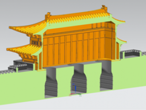 Gwang-Hwa-Mun Modelo 3D
