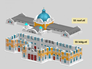 Seoul Station old 3D Model