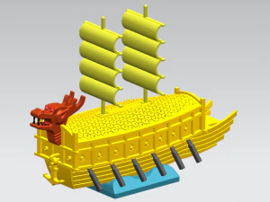 Geobukseon Modelo 3D