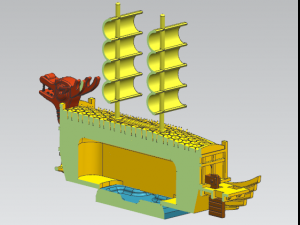 Geobukseon Modello 3D
