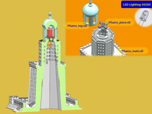 Lighthouse of Alexandria Modello 3D