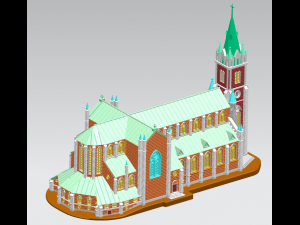 Myeongdong Cathedral 3D मॉडल