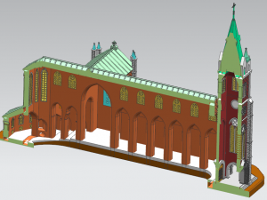 Myeongdong Cathedral 3D मॉडल