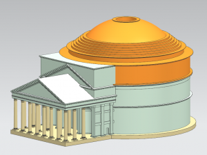 Pantheon 3D 模型