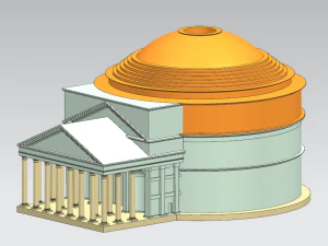 Pantheon 3D Model