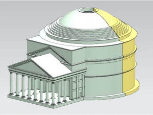 Pantheon 3D Model