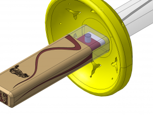 viking sword Model Cetak 3D