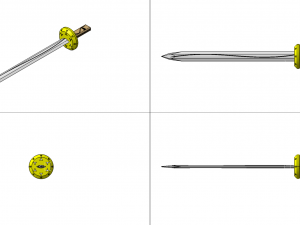 viking sword Model Cetak 3D