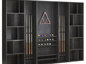 billiard room set Modelo 3D