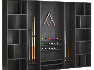 billiard room set 3D Model