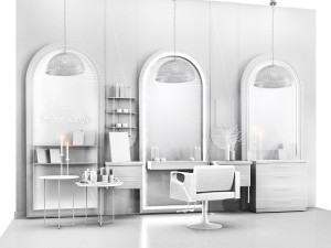 beauty salon Modèle 3D