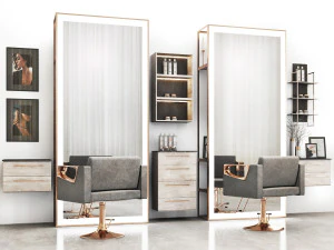 sal&atilde;o de beleza04-moderno Modelo 3D