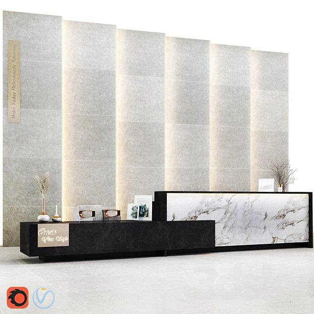 reception03 3D Model .c4d .max .obj .3ds .fbx .stl .blend