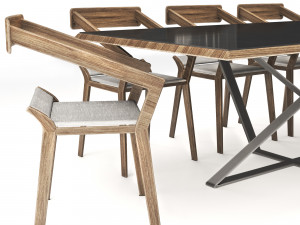 diningset 3D Модель