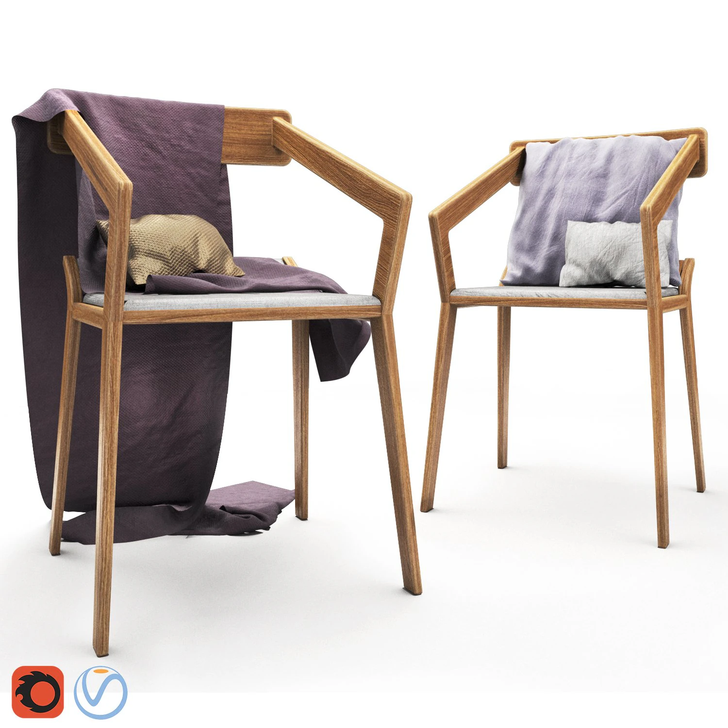lord chair 3D Model .c4d .max .obj .3ds .fbx .stl .blend 