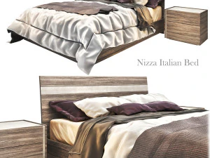 nizza italian bed 3D Model