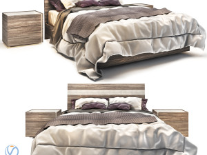 nizza italian bed 3D Model