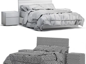 nizza italian bed 3D Model