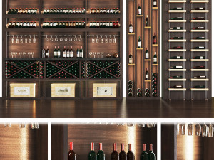wine cellar Modello 3D