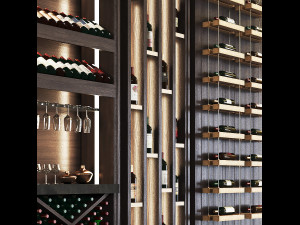 wine cellar Modello 3D