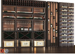 wine cellar Modello 3D