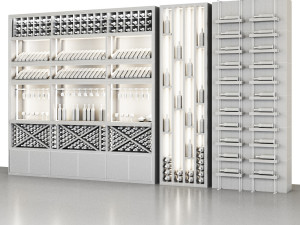 wine cellar Modello 3D