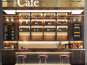 cafe04 3D Model