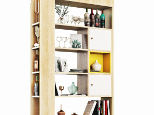 decorative shelves-minh tri 3D Model