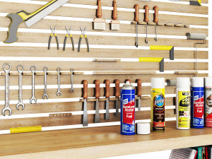 workshop-work tools 3D Model