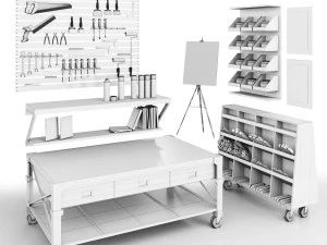 workshop-work tools 3D Model