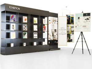 showcase exhibition Model 3D