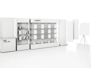 शोकेस प्रदर्शनी 3D मॉडल