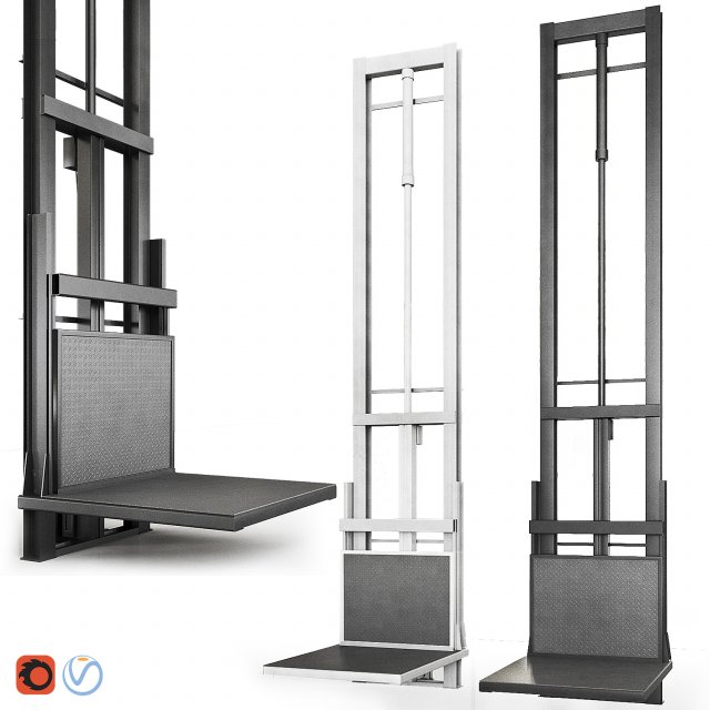 lift Model 3D .c4d .max .obj .3ds .fbx .stl .blend 