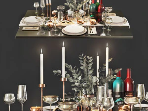 테이블세팅r2 3D 모델