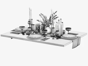 테이블세팅r2 3D 모델