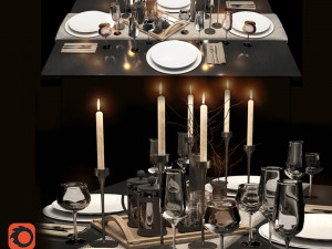 table setting r1 3D Model