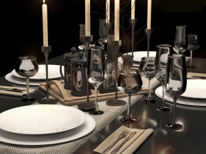 table setting r1 3D Model