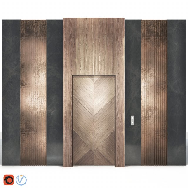 modern elevator bs 3D Model .c4d .max .obj .3ds .fbx .stl .blend 