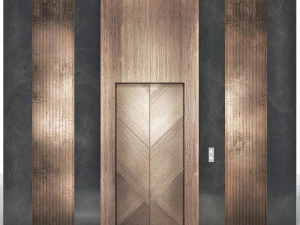 ascensore moderno bs Modello 3D