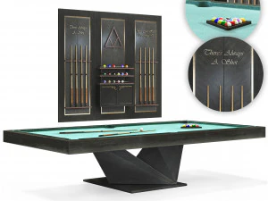 billard Modèle 3D