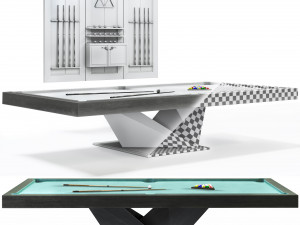 billiards 3D Model