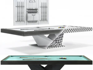 billiards 3D Model