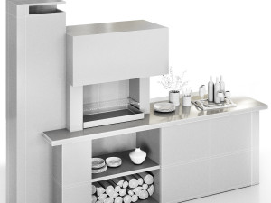 barbecue and grill Modèle 3D