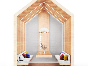 treehouse cabin Modelo 3D