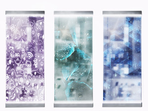 glass partition-laser lights 3D Model