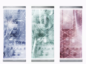 glass partition-laser lights Model 3D