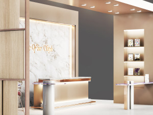 exhibition-kiosk 3D-Modell