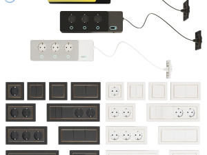sockets switchs 3D Model