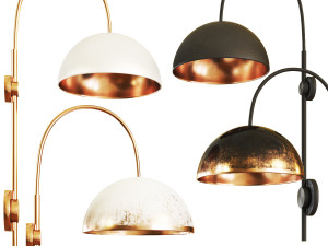 wall light dome light 3D Model