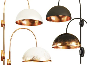 wandlamp lichtkoepel 3D Model
